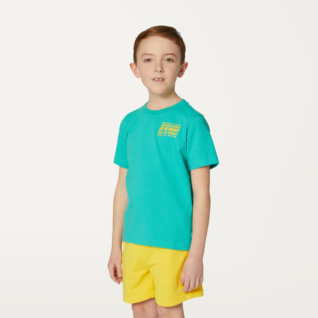 T-ShirtsTop Boy P. ODOM MULTIPLE LOGO T-Shirt GREEN MARINE Detail (jpg Rgb)			