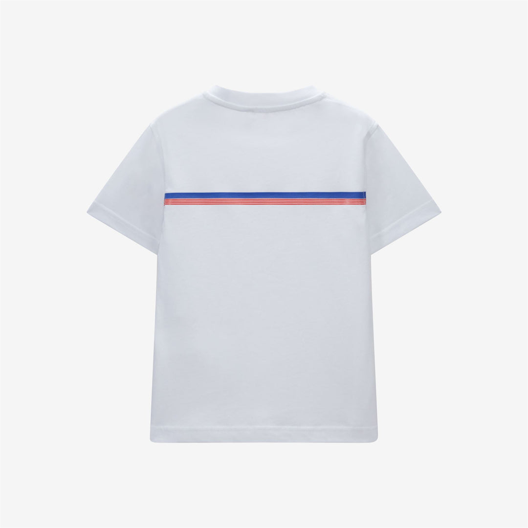T-ShirtsTop Boy P. ODOM LOGO STRIPES T-Shirt WHITE Dressed Front (jpg Rgb)	