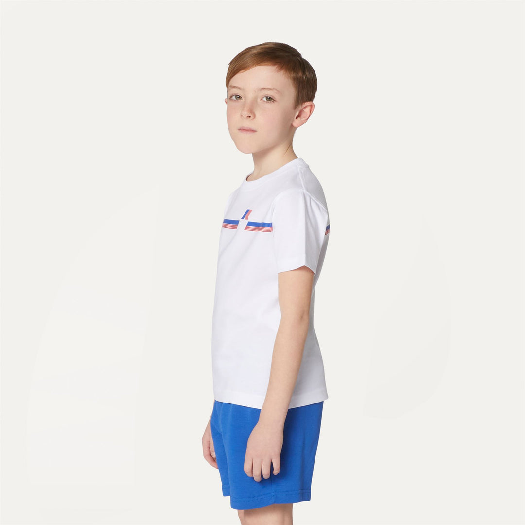 T-ShirtsTop Boy P. ODOM LOGO STRIPES T-Shirt WHITE Detail (jpg Rgb)			