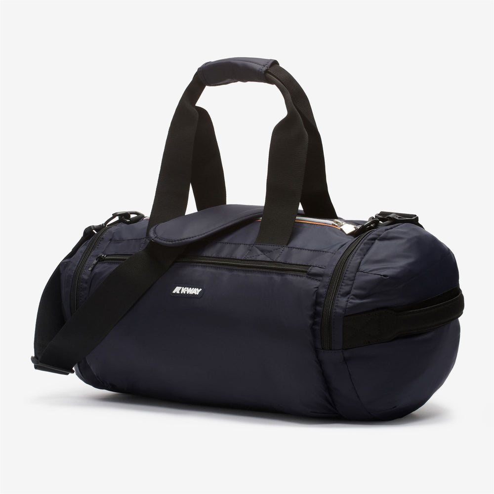 Bags Unisex MEREVILLE S Duffle BLUE DEPTH Dressed Front (jpg Rgb)	