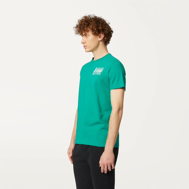 T-ShirtsTop Man ODOM MULTIPLE LETTERING T-Shirt GREEN Detail (jpg Rgb)			