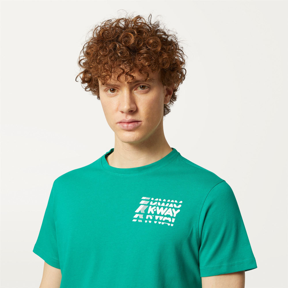 T-ShirtsTop Man ODOM MULTIPLE LETTERING T-Shirt GREEN Detail Double				