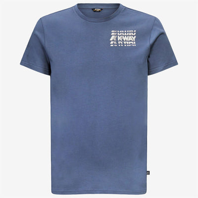 T-ShirtsTop Man ODOM MULTIPLE LETTERING T-Shirt BLUE INDIGO Photo (jpg Rgb)			
