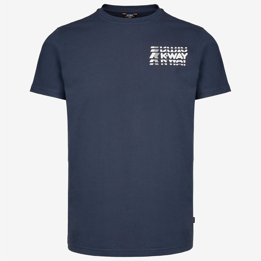 T-ShirtsTop Man ODOM MULTIPLE LETTERING T-Shirt BLUE DEPTH Photo (jpg Rgb)			