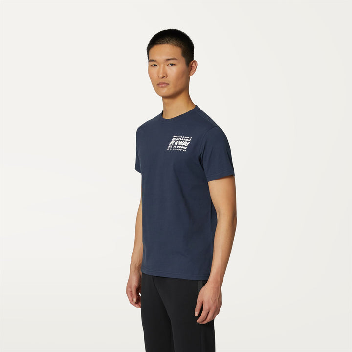 T-ShirtsTop Man ODOM MULTIPLE LETTERING T-Shirt BLUE DEPTH Detail (jpg Rgb)			