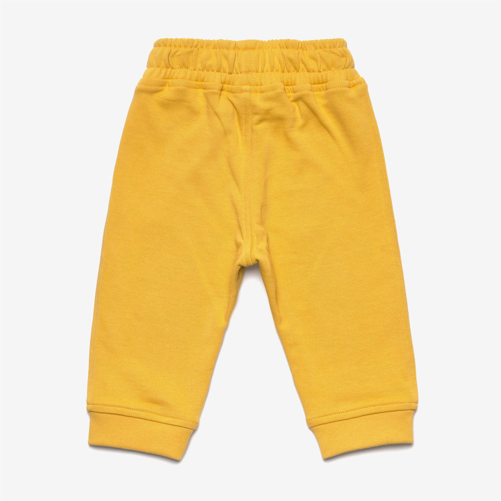 Pants Kid unisex E. MICK FLEECE Sport Trousers YELLOW MIMOSA Dressed Front (jpg Rgb)	