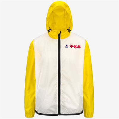 Jackets Unisex LE VRAI 3.0 CLAUDE CDG OPEN US OF SURFING BICOLOR Mid WHITE - YELLOW DK Photo (jpg Rgb)			