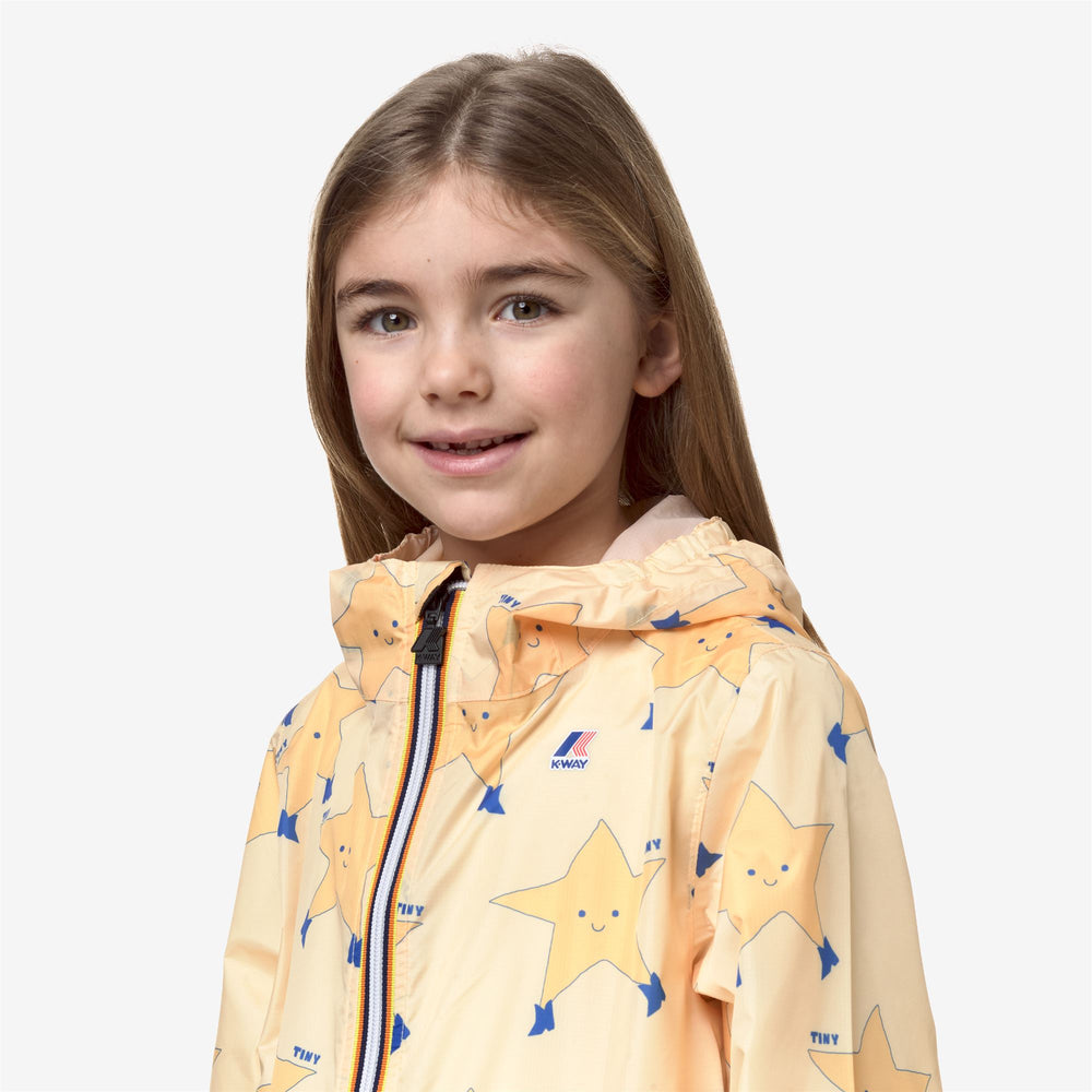 Yellow Unisex Packable Variable Weather Jacket for Kids 02
