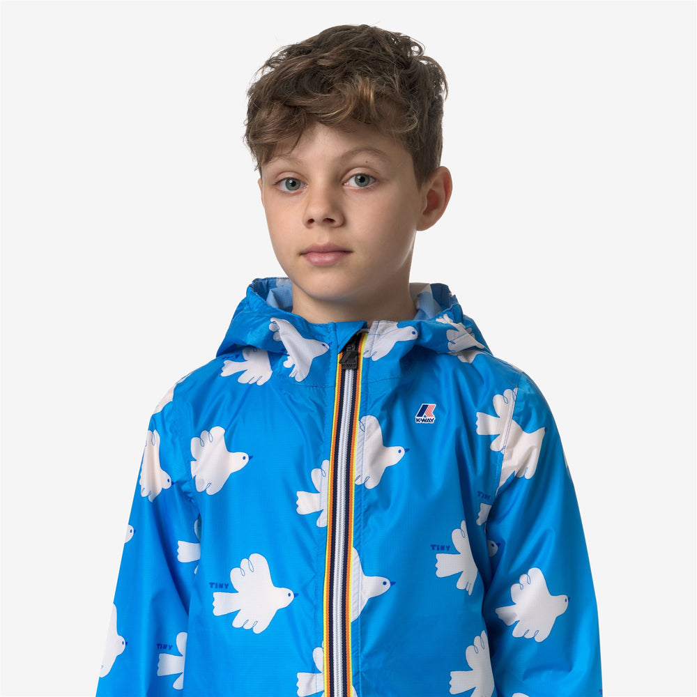 Blue Peace Kids Packable Waterproof Jacket with Windproof Features 02