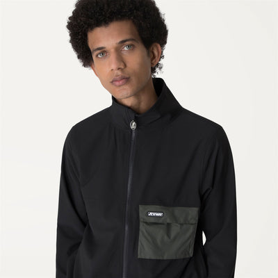 Fleece Unisex MIXMAKE LOICET Jacket BLACK PURE-BLACK TORBA Detail Double				