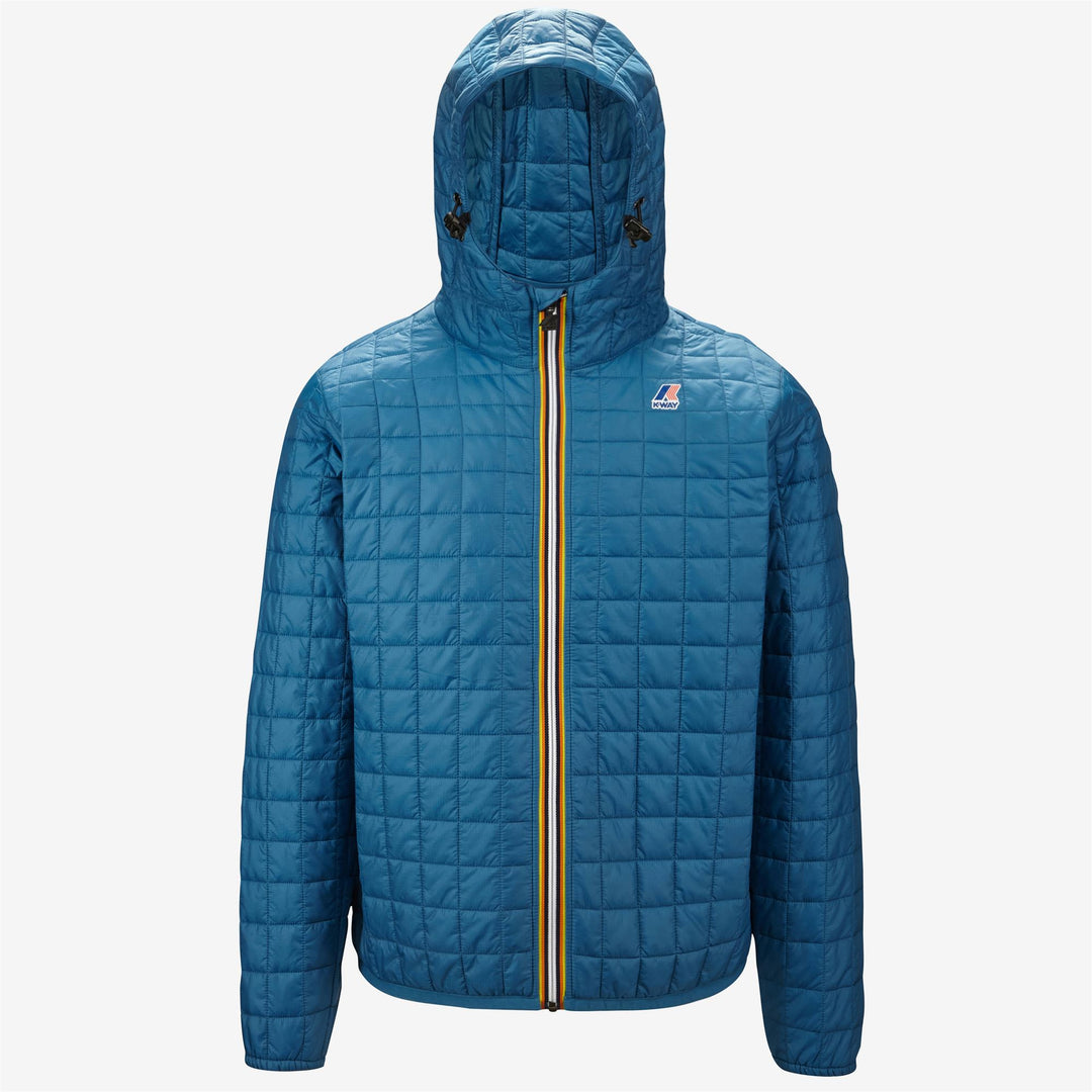 Jackets Unisex LE VRAI CLAUDE QUILTED LT WARM Mid BLUE TURQUOISE Photo (jpg Rgb)			