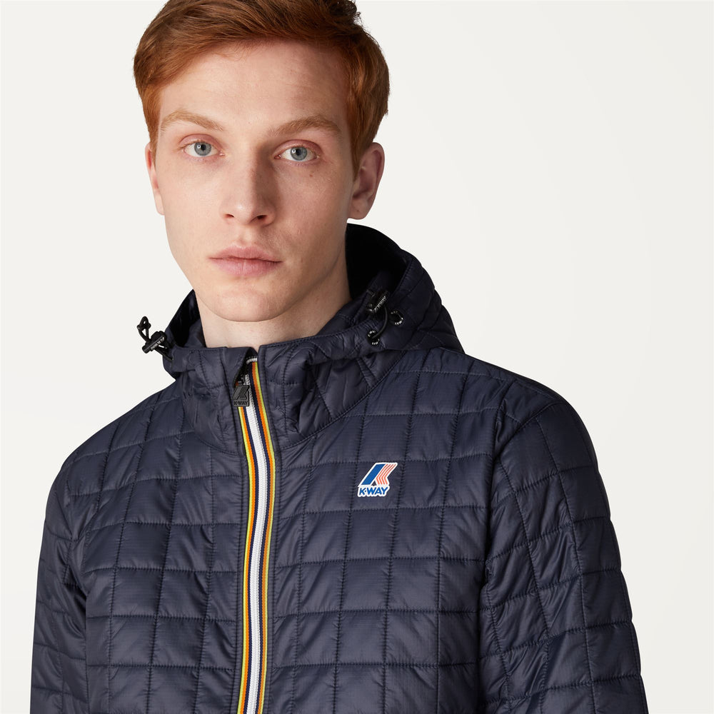 Blue Unisex Quilted Warm Jacket with Packable Design 02