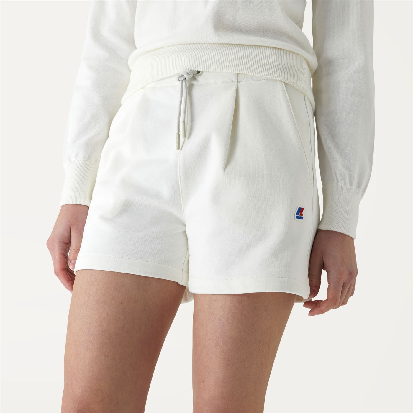 Shorts Woman CATE Sport  Shorts WHITE Detail Double				