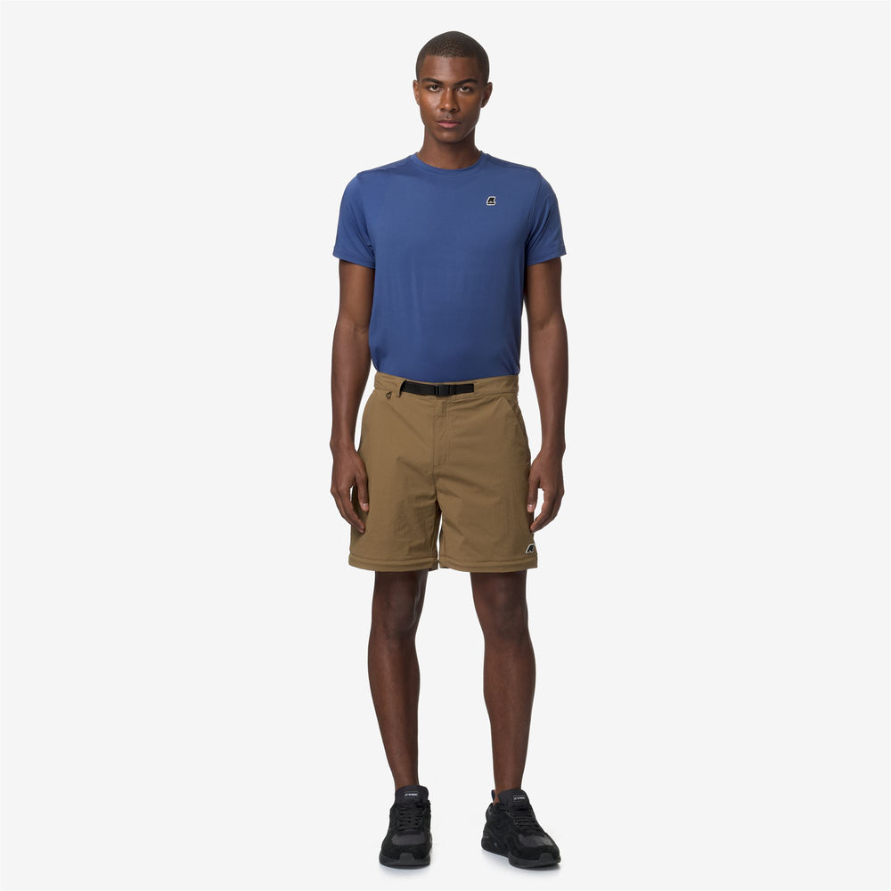 Brown Green Men's Cargo Outdoor Pants with Zip-Off Legs 02