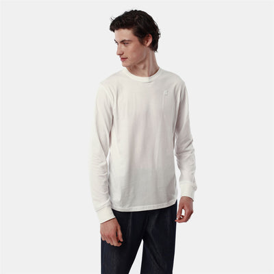 T-ShirtsTop Man ELMER T-Shirt WHITE MILK Dressed Front (jpg Rgb)	