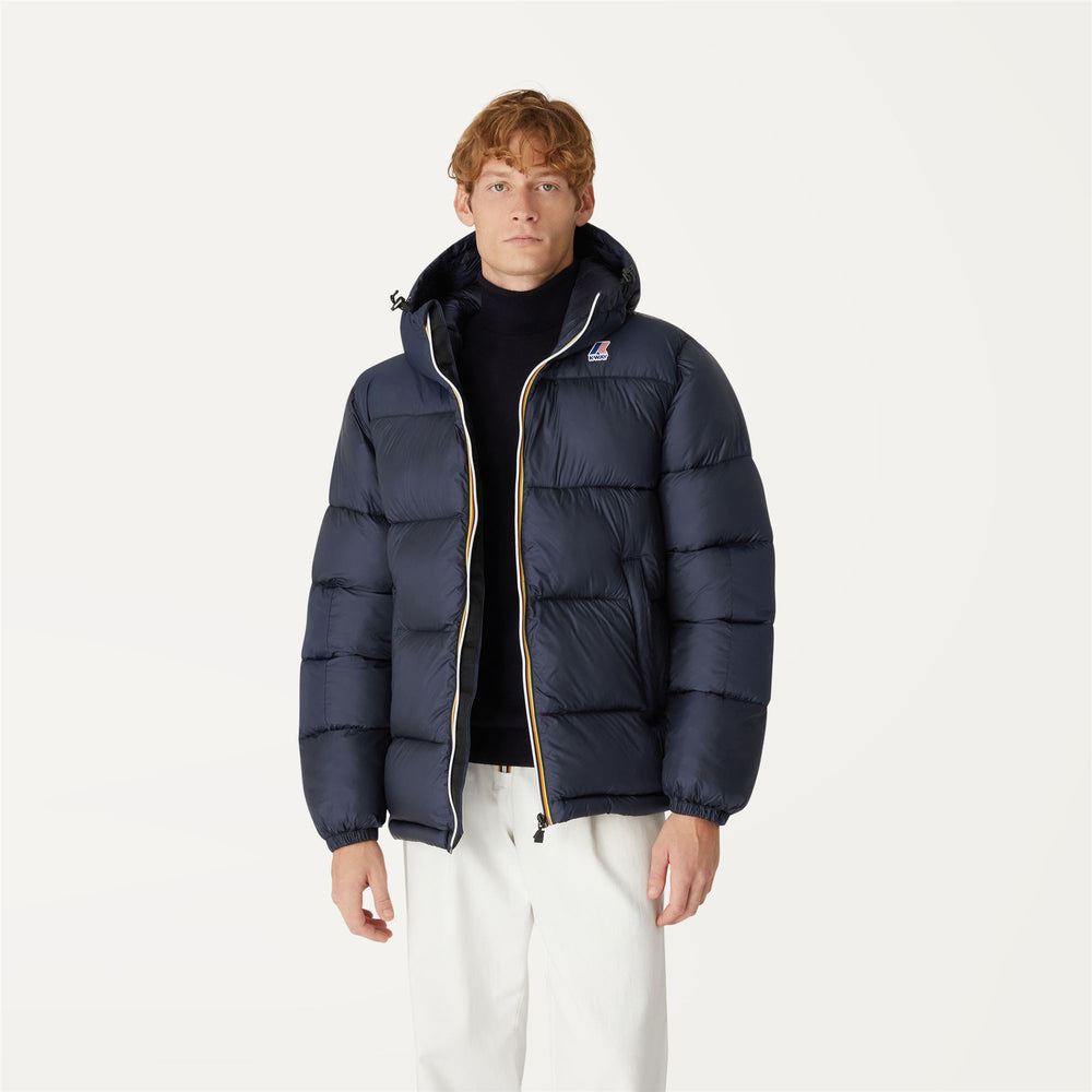 Blue Unisex Packable Cold Weather Jacket with Ecodown Padding 02