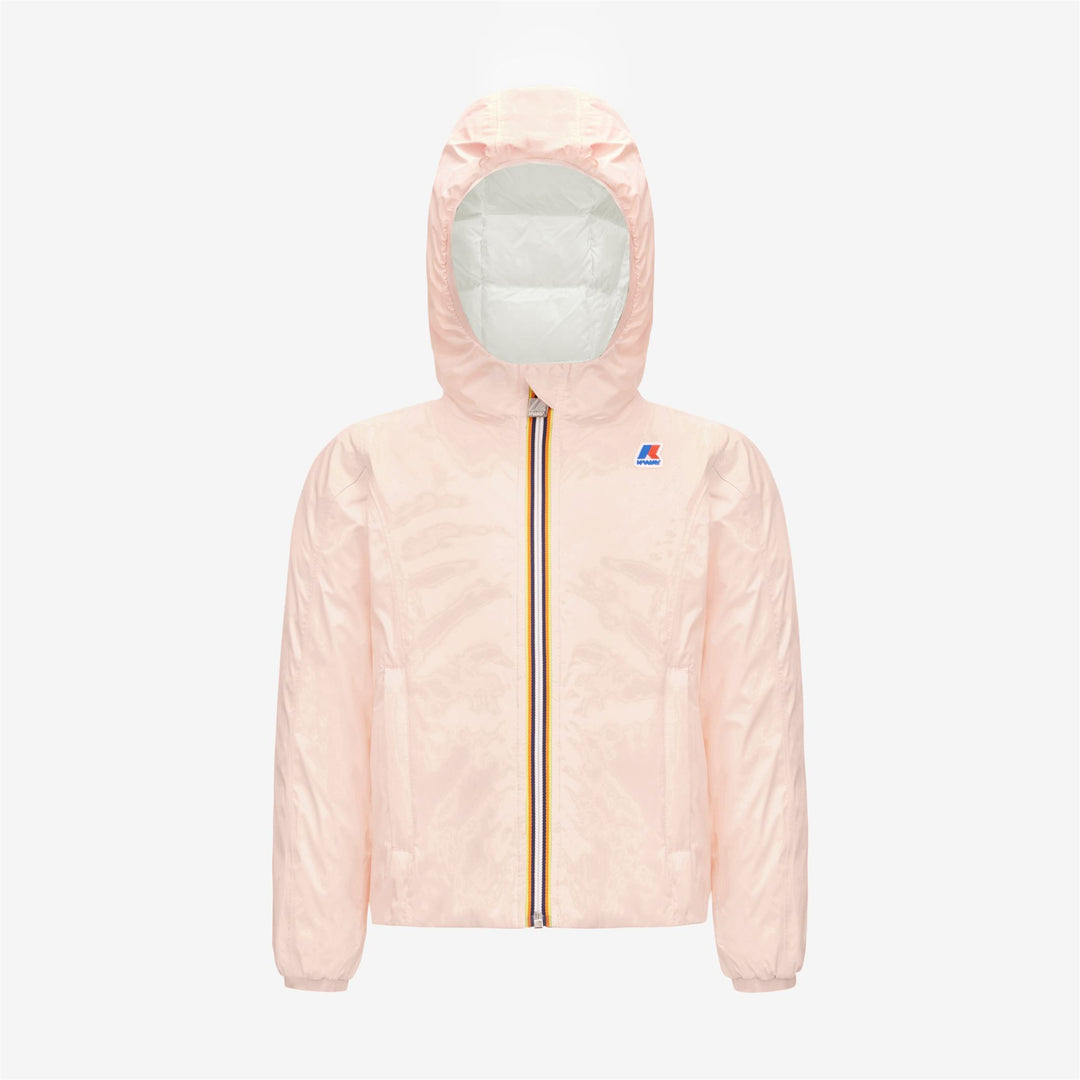Jackets Girl P. LILY THERMO PLUS.2  DOUBLE Short PINK DAFNE - WHITE Photo (jpg Rgb)			