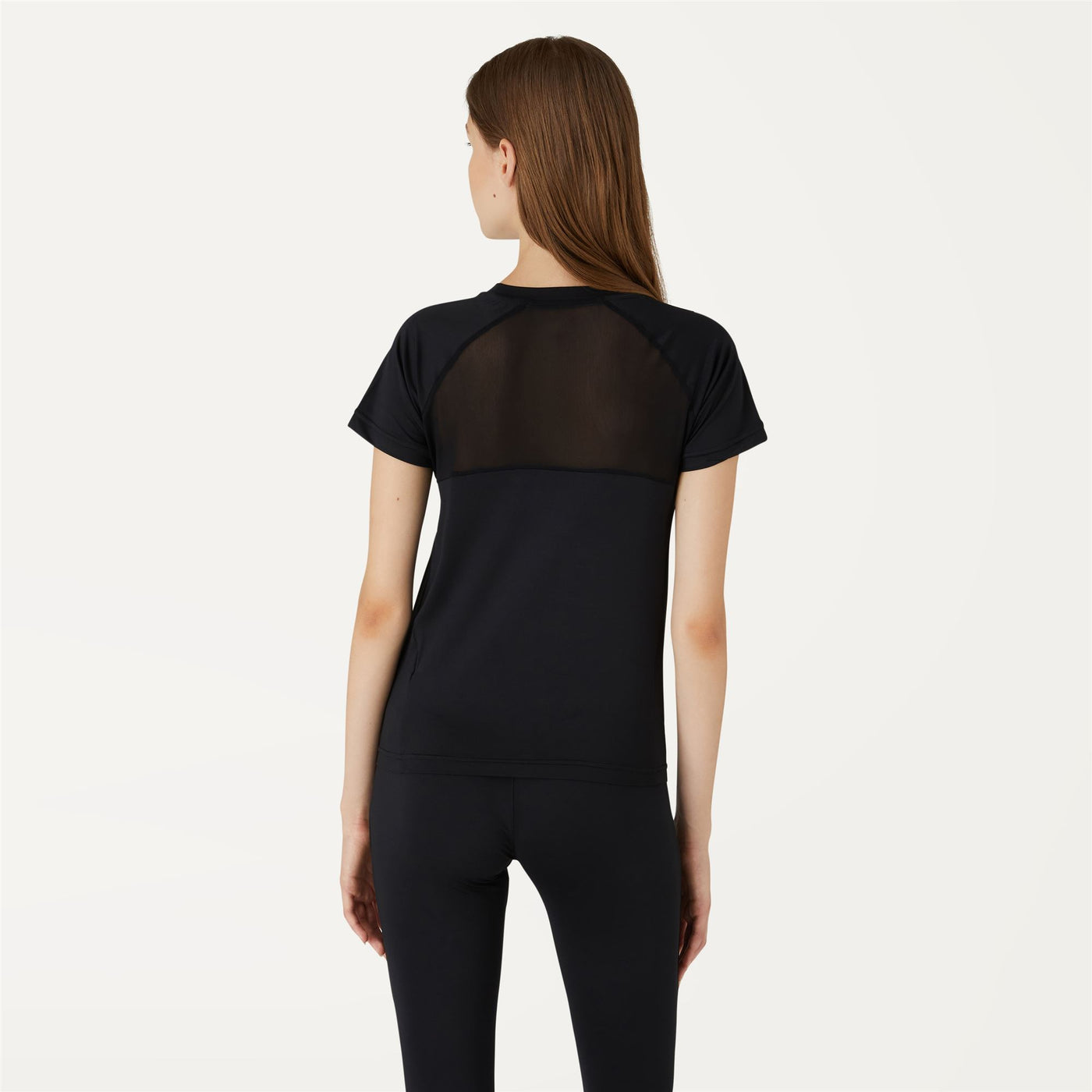 T-ShirtsTop Woman STEPHIE T-Shirt BLACK PURE Dressed Front Double		