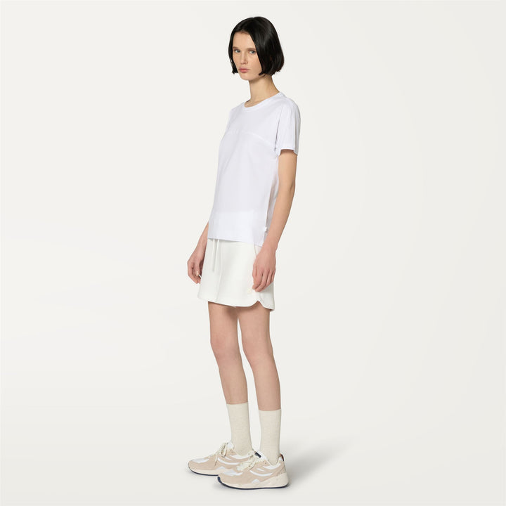 Shorts Woman RIKETTE LIGHT SPACER Sport  Shorts WHITE Detail (jpg Rgb)			