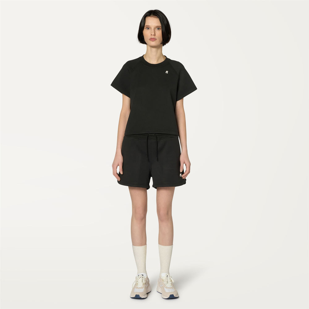 Black Grey Women's Sport Shorts for Warm Weather Activities 02