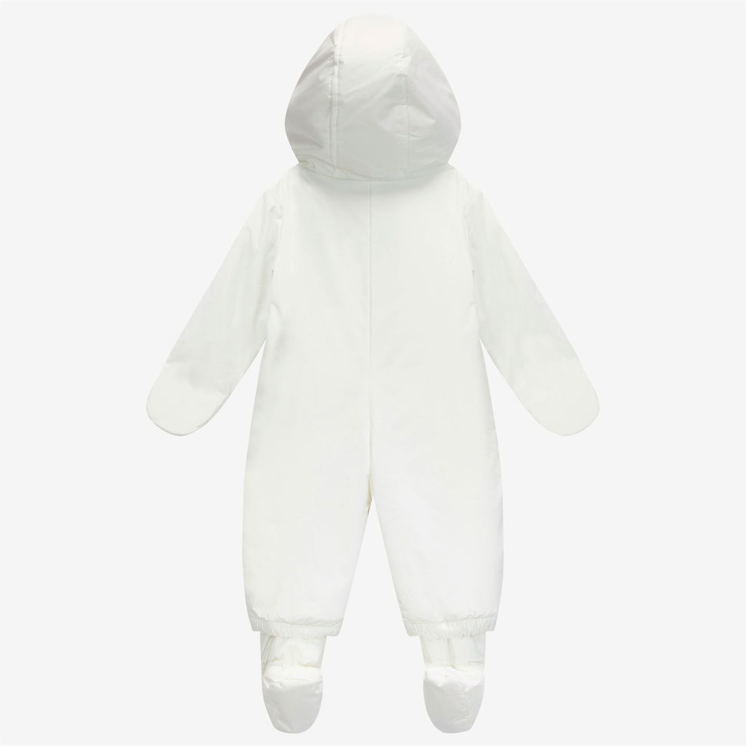 Sport Suits Kid unisex E. LE VRAI 3.0 SNOTTY ORSETTO TRACKSUIT ECRU-WHITE Dressed Front (jpg Rgb)	