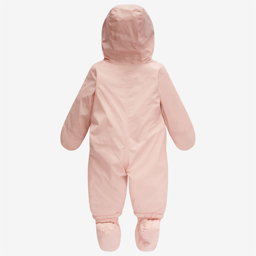 Sport Suits Kid unisex E. LE VRAI 3.0 SNOTTY ORSETTO TRACKSUIT ECRU-PINK INTENSE Dressed Front (jpg Rgb)	
