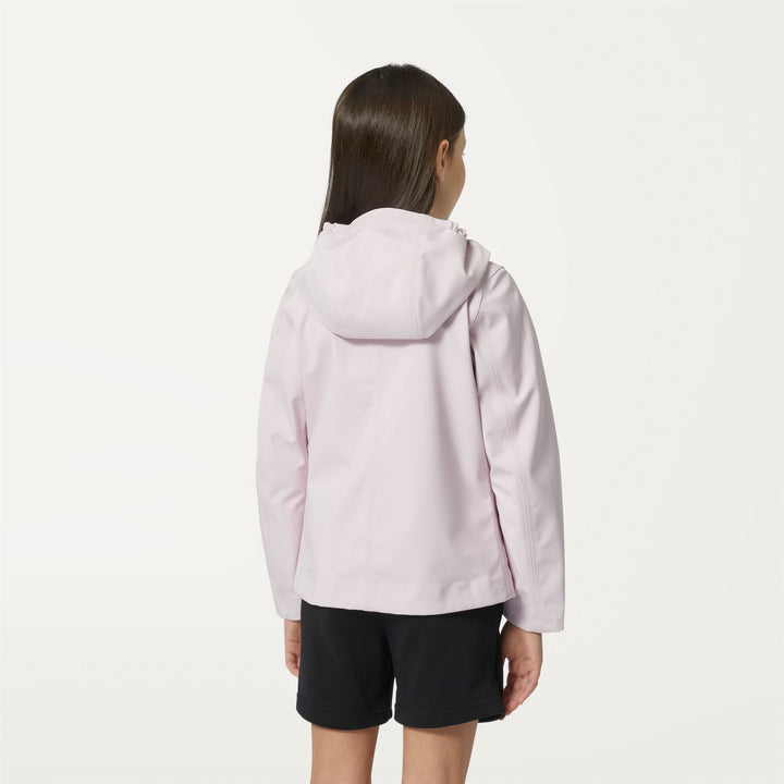 Jackets Girl P. LIL BONDED JERSEY Short PINK ROSE Dressed Front Double		