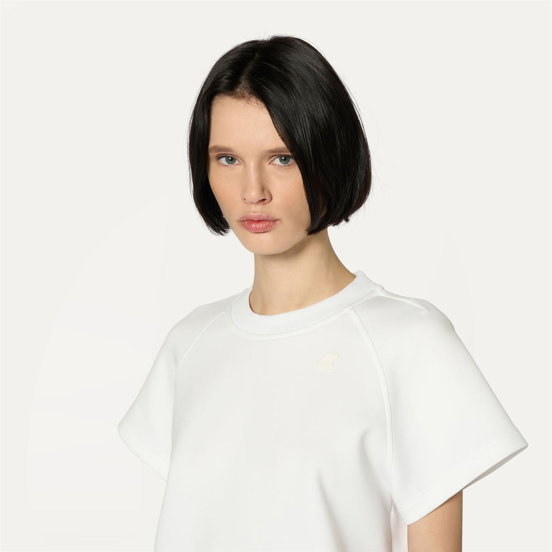 T-ShirtsTop Woman GUENDALINE LIGHT SPACER T-Shirt WHITE Detail Double				