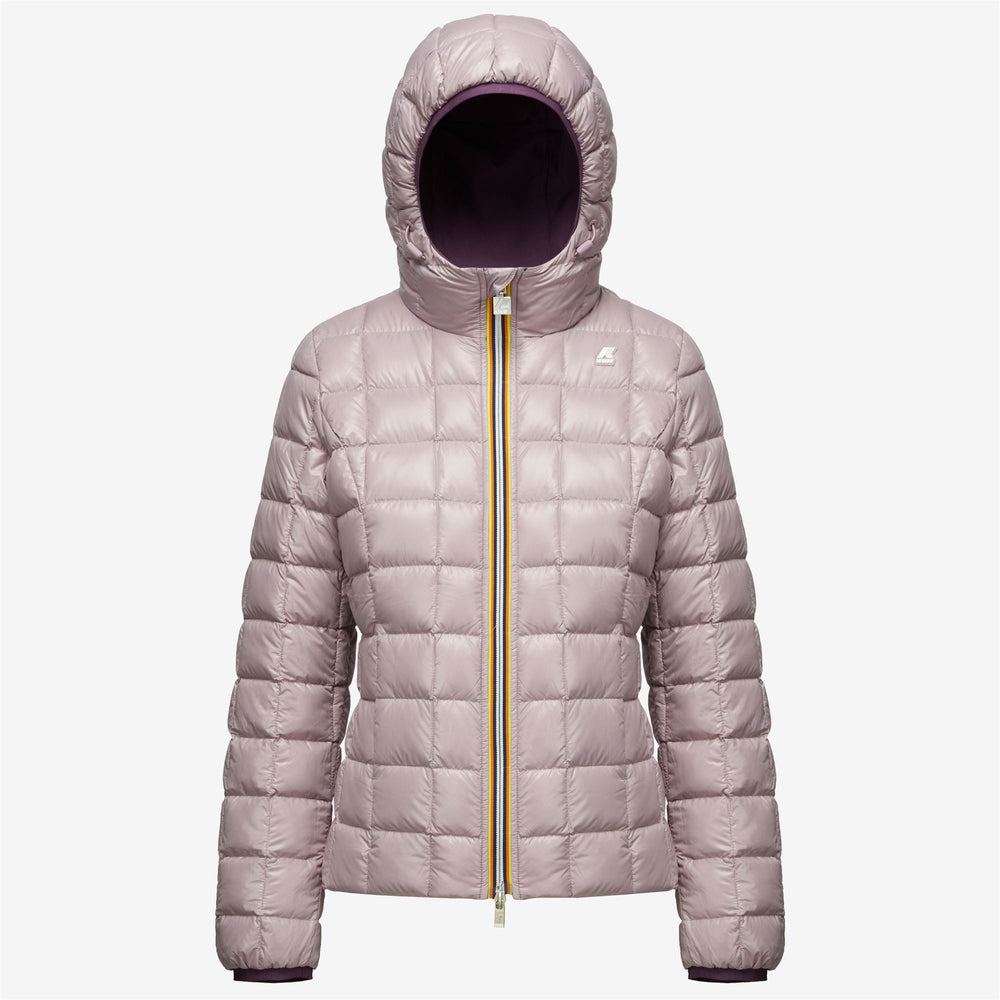 Violet grey Women's Reversible Insulated Short Jacket 02