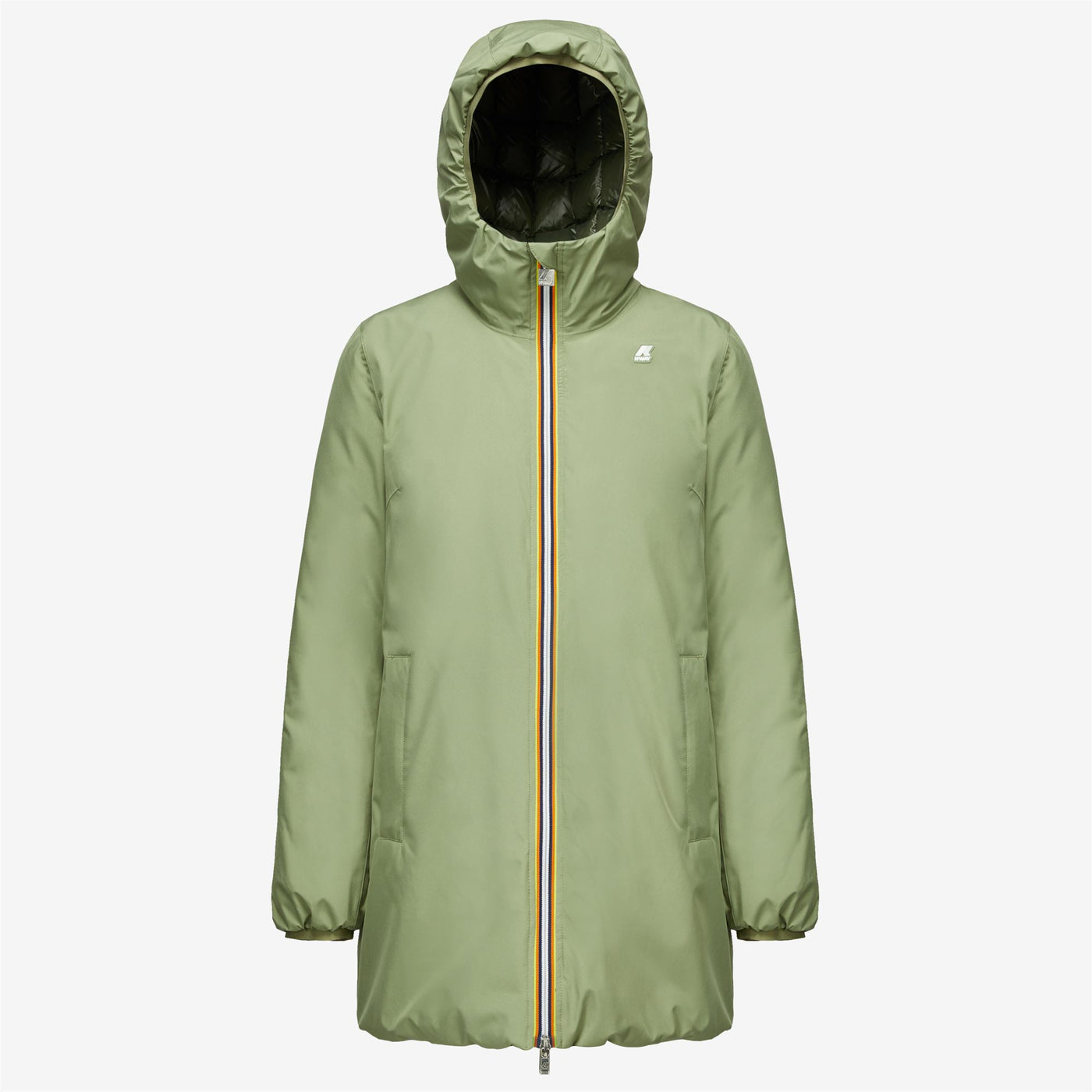 Jackets Woman SOPHIE STRETCH THERMO REVERSIBLE Mid GREEN S-GREEN B Photo (jpg Rgb)			