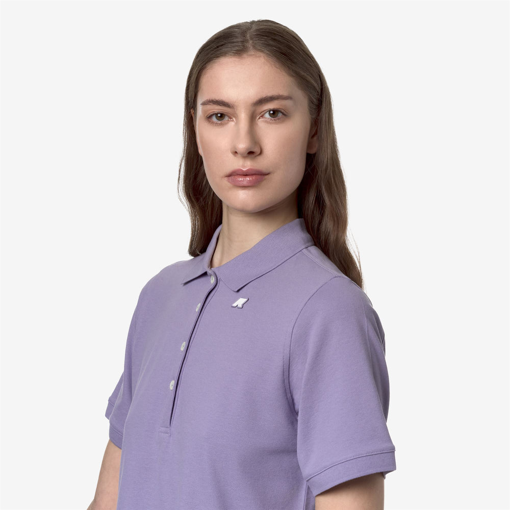 Polo Shirts Woman LISELLE Polo VIOLET GLICINE Detail Double				