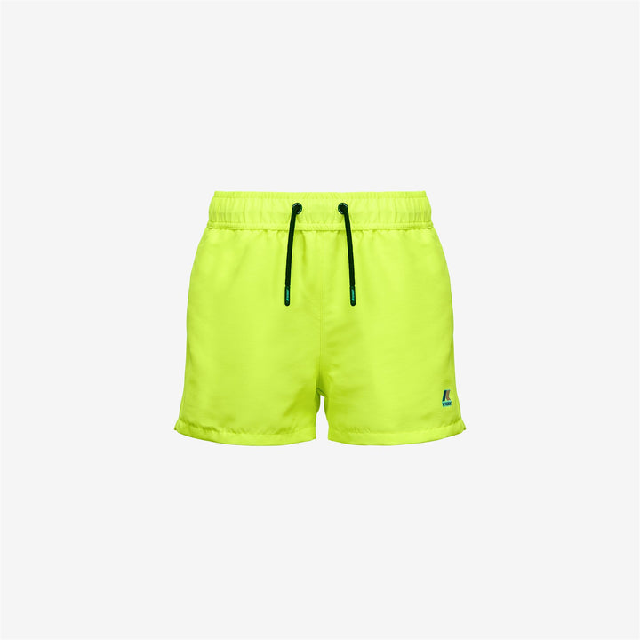 Bañador amarillo para niño, plegable con malla interior 1