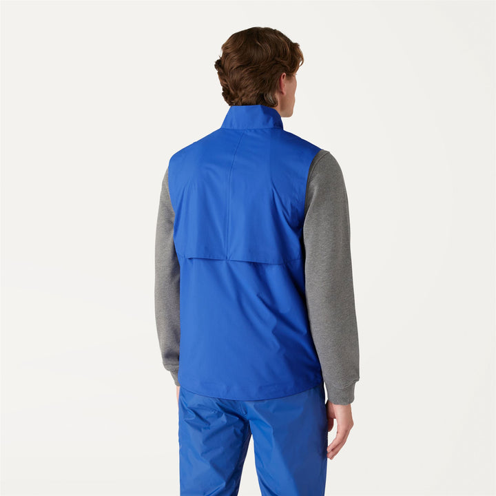 Jackets Unisex LE VRAI 2.1 AMIABLE VALET Vest BLUE ROYAL Dressed Front Double		
