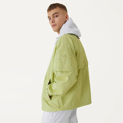 Jackets Unisex CLAUDEL 2.1 AMIABLE SILVER Mid YELLOW - WHITE Detail (jpg Rgb)			