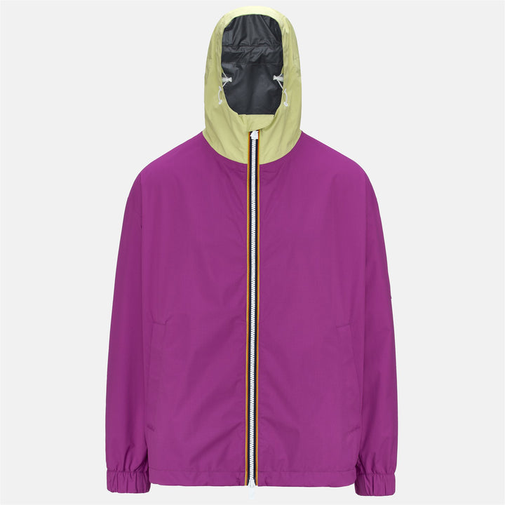 Jackets Unisex CLAUDEL 2.1 AMIABLE SILVER Mid VIOLET - YELLOW Photo (jpg Rgb)			