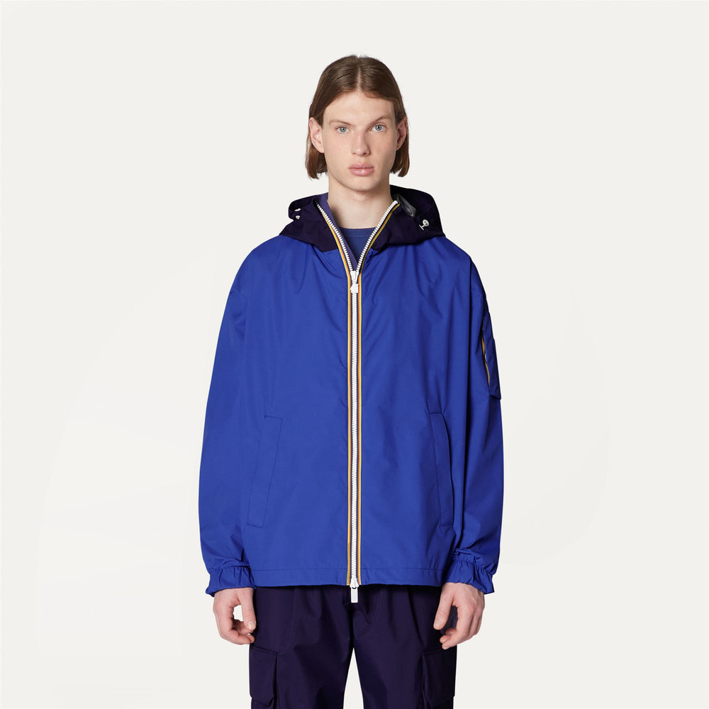 Giacca City Unisex Pieghevole Blu Reale in Materiali Riciclati 02