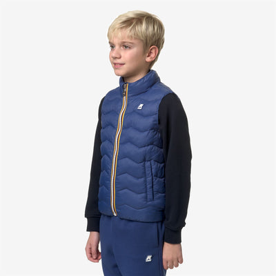 Jackets Boy P. VALEN QUILTED WARM Vest BLUE FIORD Detail (jpg Rgb)			