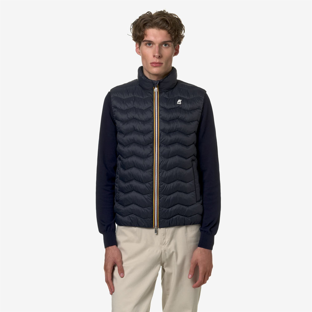 Gilet Trapuntato Eco-Friendly Blu Uomo per Uso Urbano 02