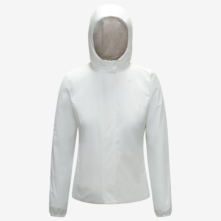Jackets Woman LILY MICRO RIPSTOP MARMOTTA Short WHITE-BEIGE GREY Photo (jpg Rgb)			