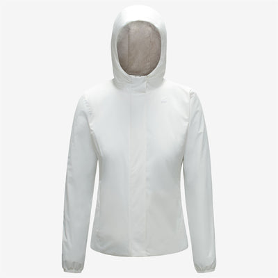 Jackets Woman LILY MICRO RIPSTOP MARMOTTA Short WHITE-BEIGE GREY Photo (jpg Rgb)			