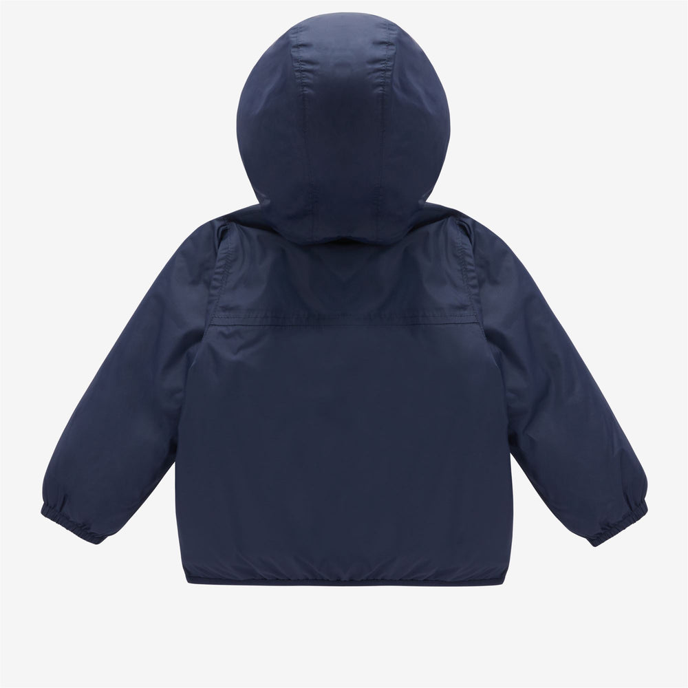 Jackets Kid unisex E. LE VRAI 3.0  CLAUDINE ORSETTO Mid ECRU-BLUE DEPHT Dressed Front (jpg Rgb)	
