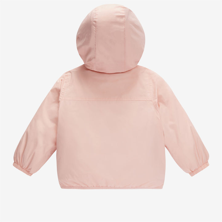 Jackets Kid unisex E. LE VRAI 3.0  CLAUDINE ORSETTO Mid ECRU-PINK INTENSE Dressed Front (jpg Rgb)	