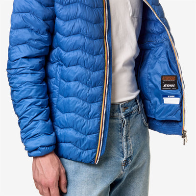 Jackets Man VALENTINE QUILTED WARM Short BLUE ROYAL MARINE Detail Double				