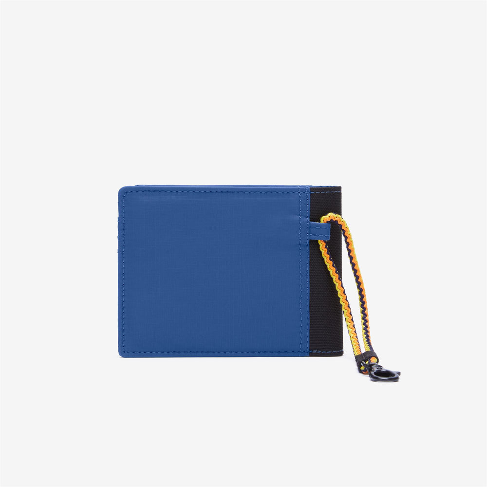 Small Accessories Unisex LESCHELLE Wallet BLUE DEEP Dressed Front (jpg Rgb)	