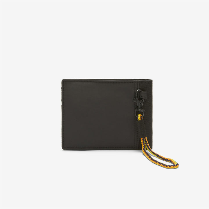 Small Accessories Unisex LESCHELLE Wallet BLACK PURE Dressed Front (jpg Rgb)	