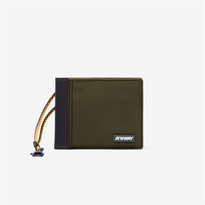 Small Accessories Unisex LESCHELLE Wallet GREEN BLACKISH Photo (jpg Rgb)			