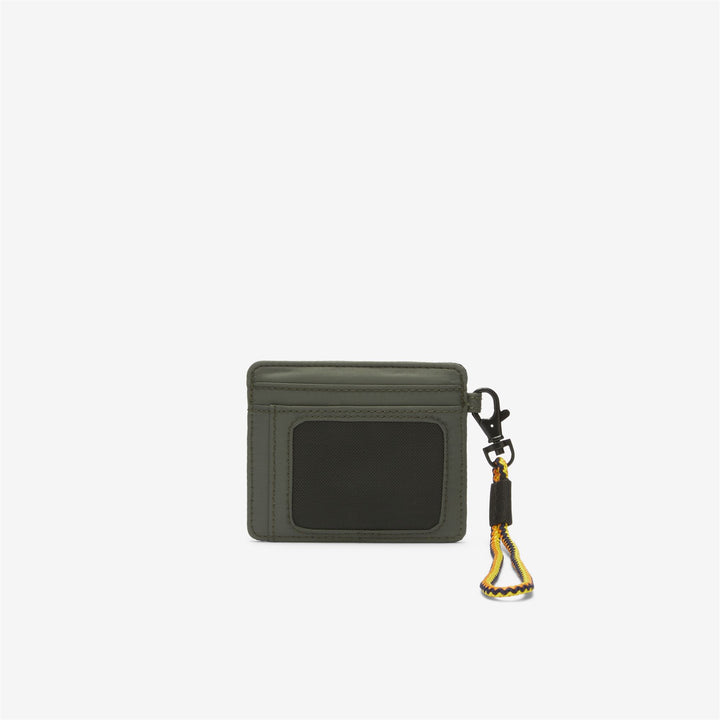Small Accessories Unisex PAVILLY Wallet GREEN BLACKISH Dressed Front (jpg Rgb)	