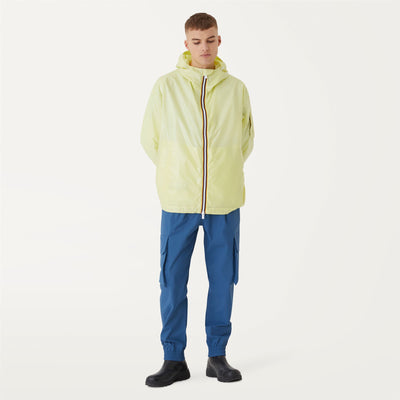 Jackets Unisex CLAUDEL LIGHT GLASS RIPSTOP Mid YELLOW Dressed Front (jpg Rgb)	