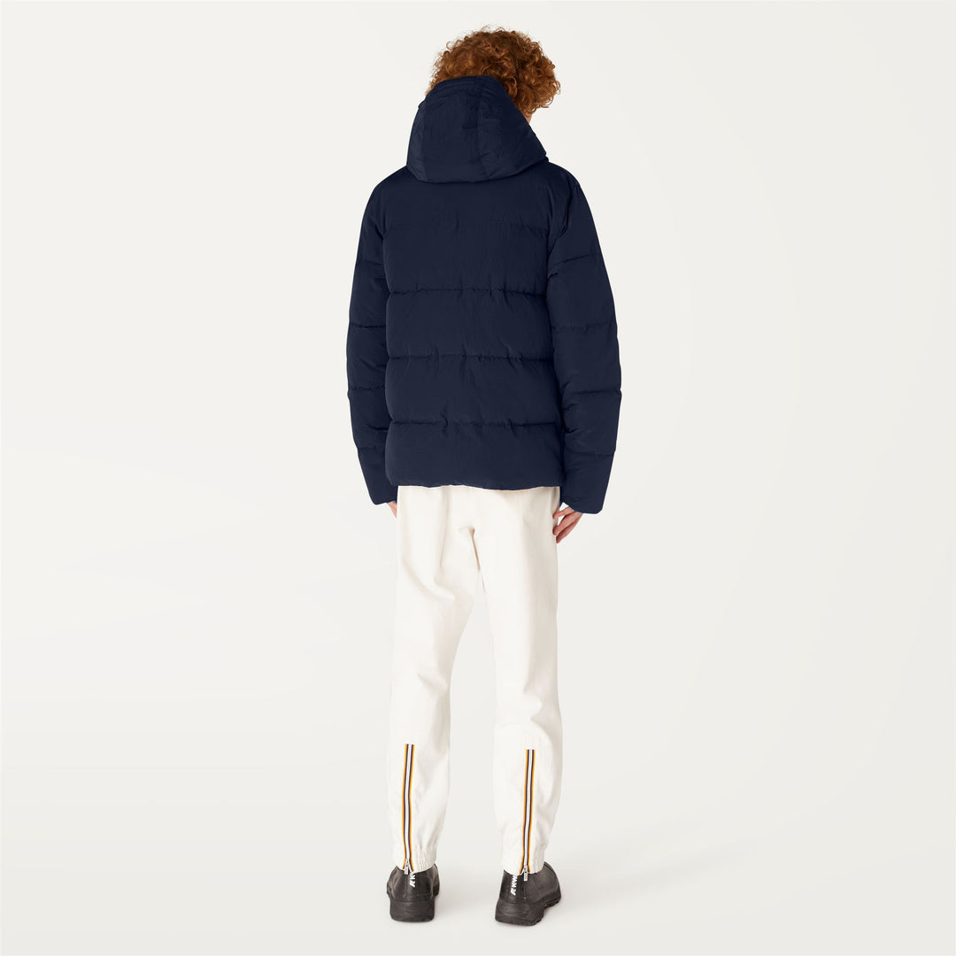 Giacca Corto Imbottita Uomo Urban Blu con Maxi Tasche main