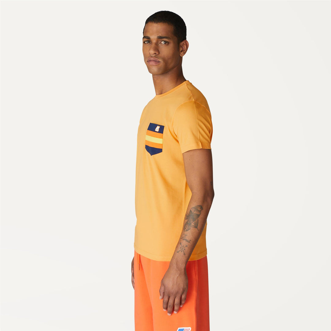 T-ShirtsTop Man ROS POCKET TAPE T-Shirt YELLOW LT JURASSIC Detail (jpg Rgb)			